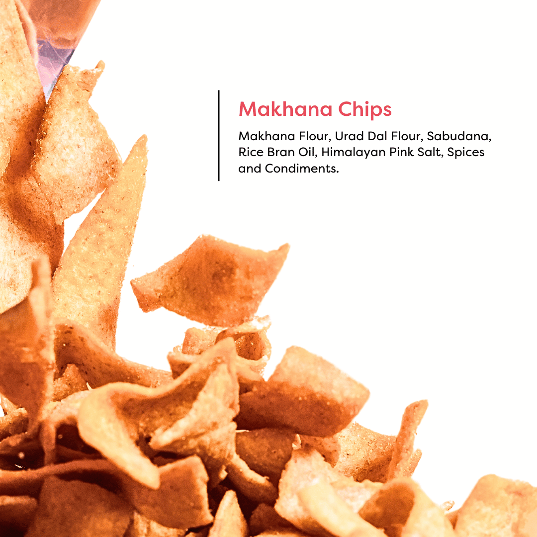 The Healthy High-Protein Makhana Chips (Cheese & Herbs)