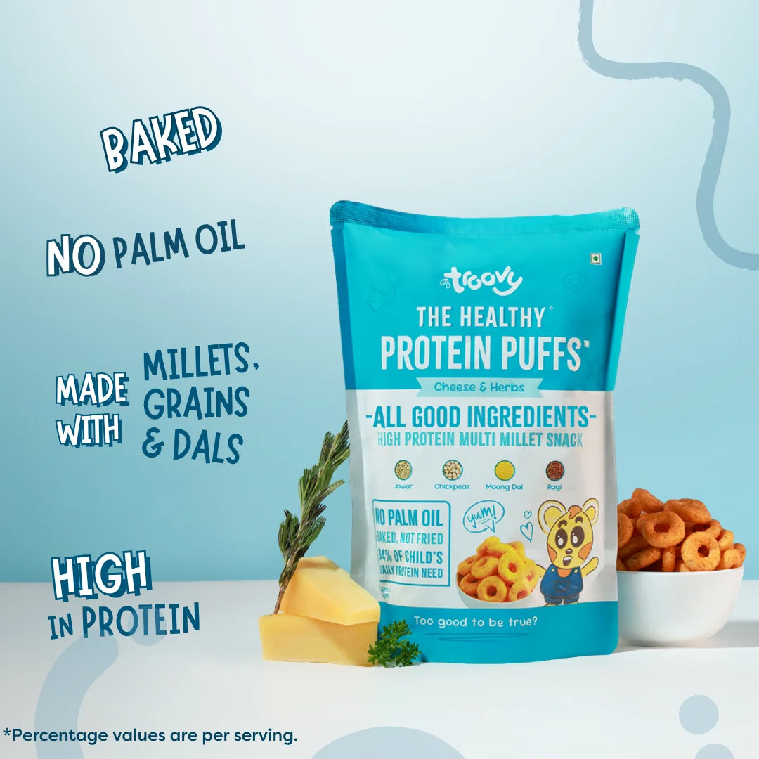 Troovy Protein Puffs- Cheese & Herbs