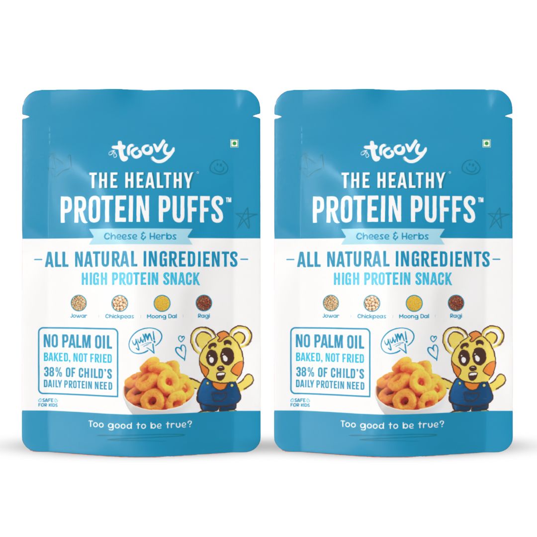 The Healthy High Protein Puffs- Cheese & herbs