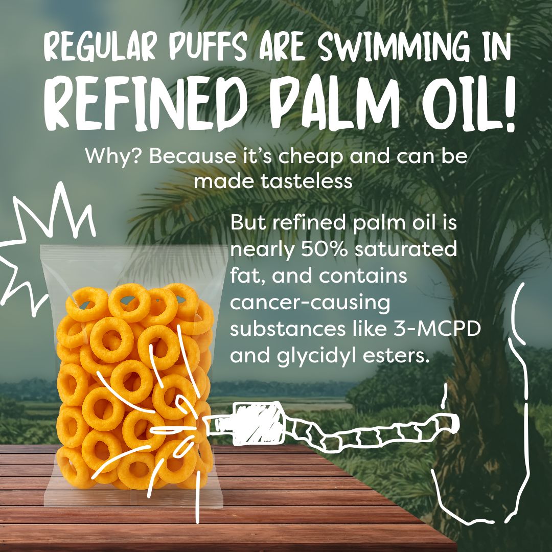 The Healthy High Protein Puffs- Pudina (80gm)