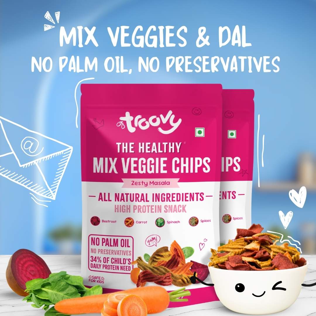 The Healthy Protein Chips- Rainbow of Real Veggies (70gm)