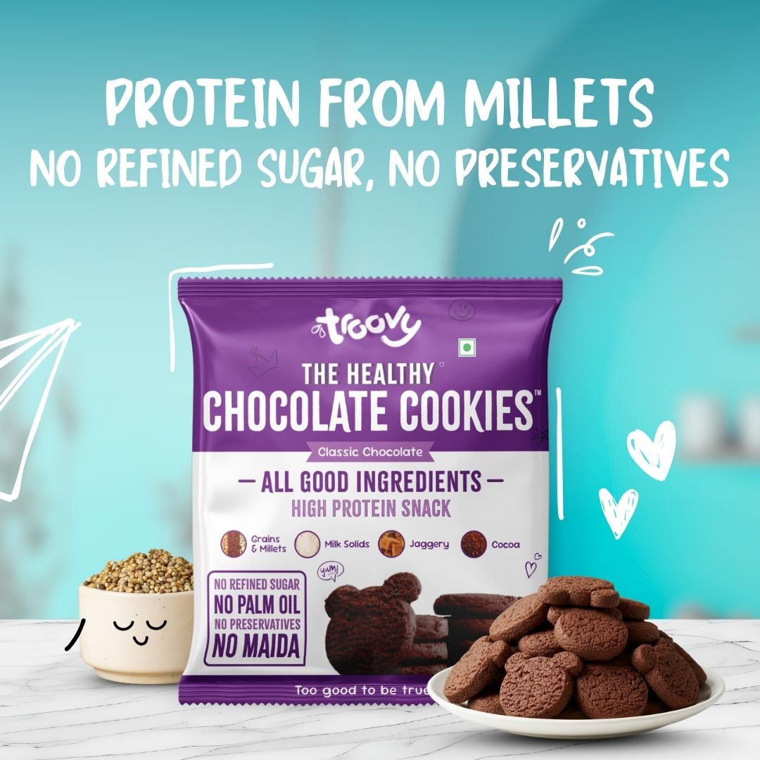 The Healthy Chocolate Cookies (80gm)