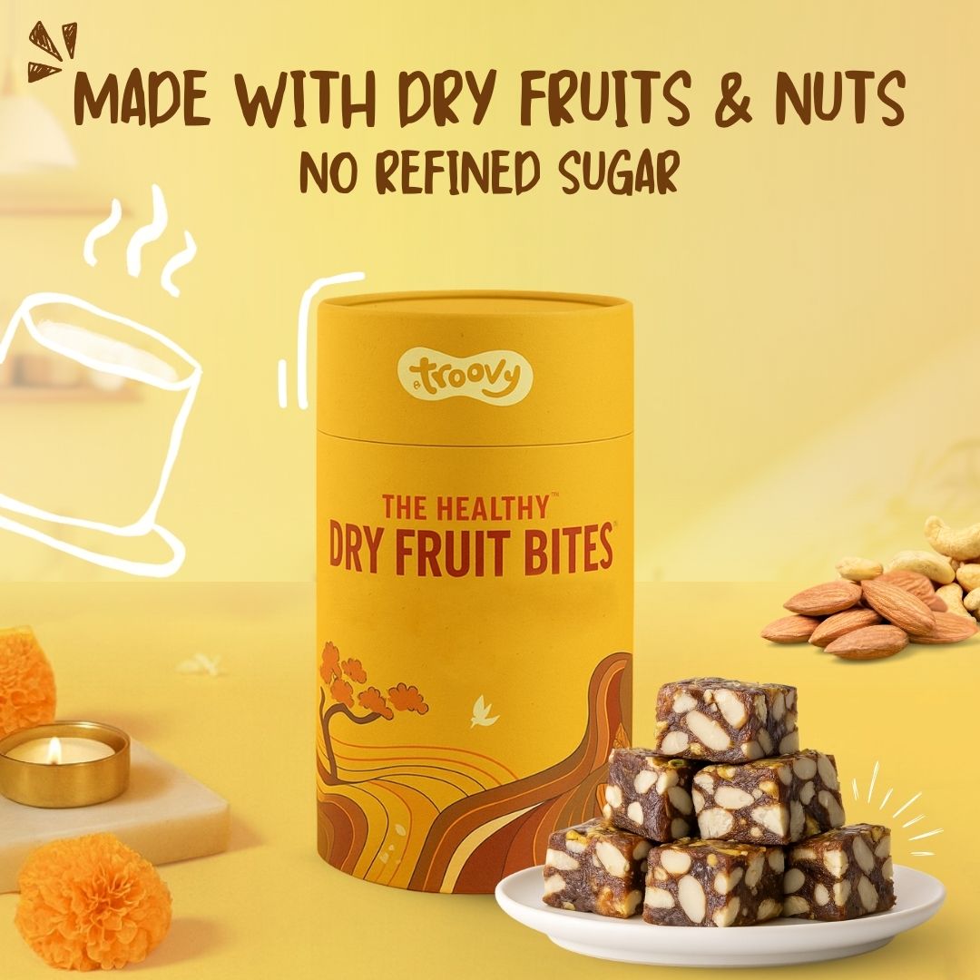 The Healthy Dry Fruit Bites 180gm