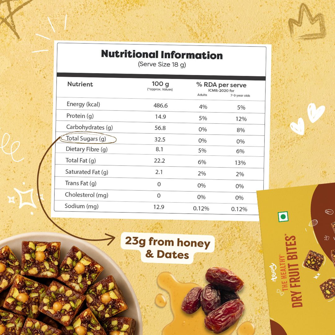 The Healthy Dry Fruit Bites 140gm