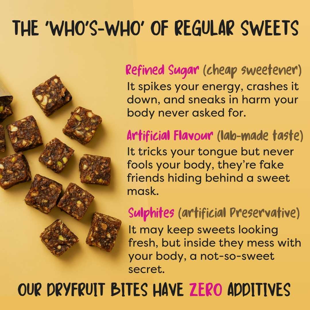 The Healthy Dry Fruit Bites 180gm