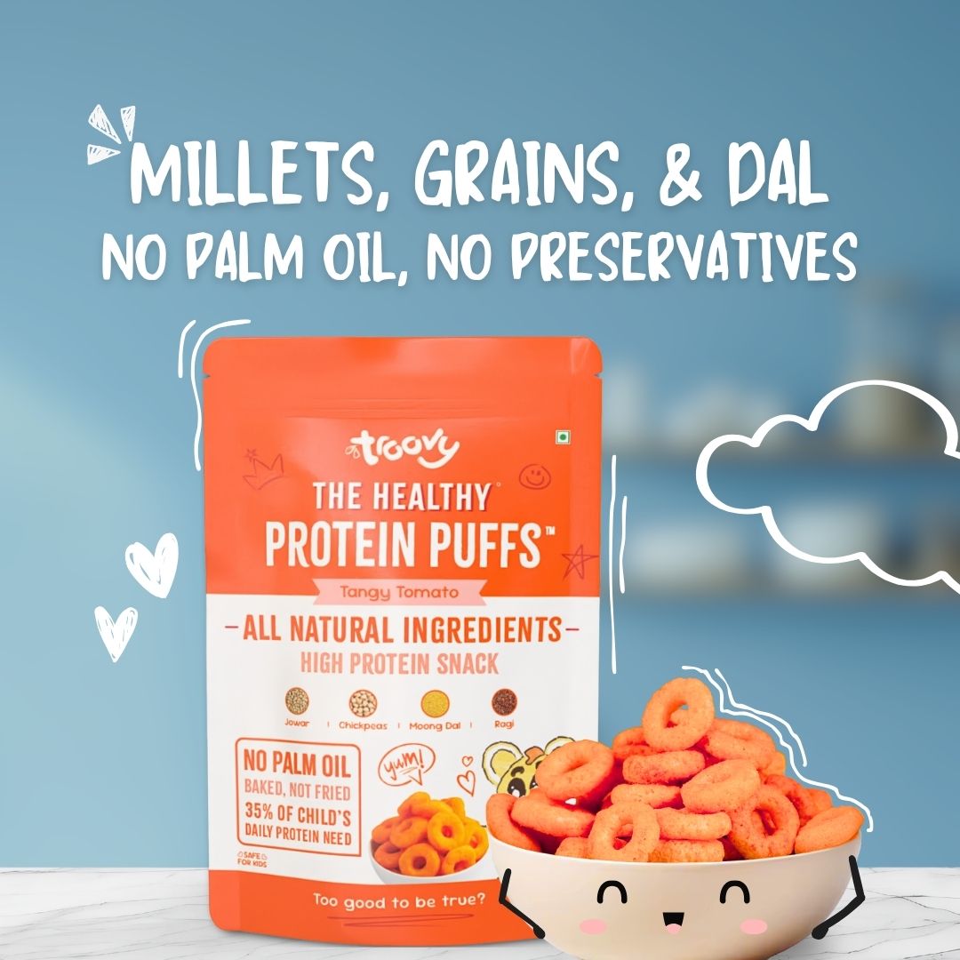 The Healthy High Protein Puffs- Tangy Tomato
