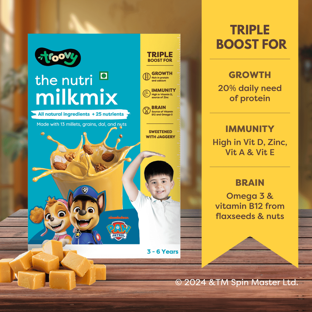 The Healthy Milk Mix- Butterscotch (3-6 yrs)